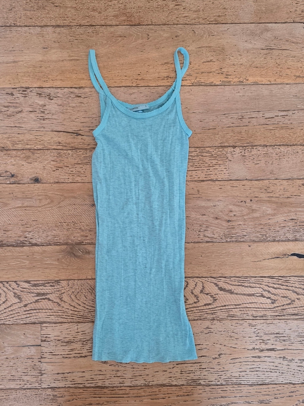 2000's Vintage Urban Outfitters Sparkle Extra Long Layering Tank